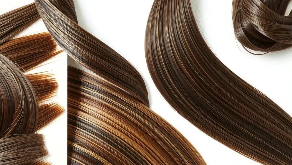 Brunt hår med kalla slingor passar på dig